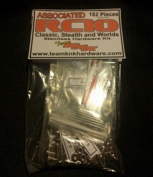 Team KNK Stainless Hardware Kit For Associated Classic, Stealth And World