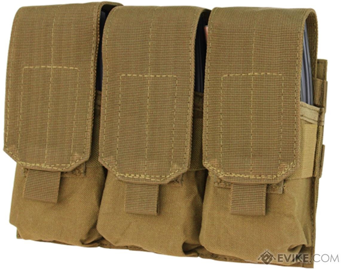 Condor Triple M4 / G36 MOLLE Ready Magazine Pouch (Color: Coyote Brown)