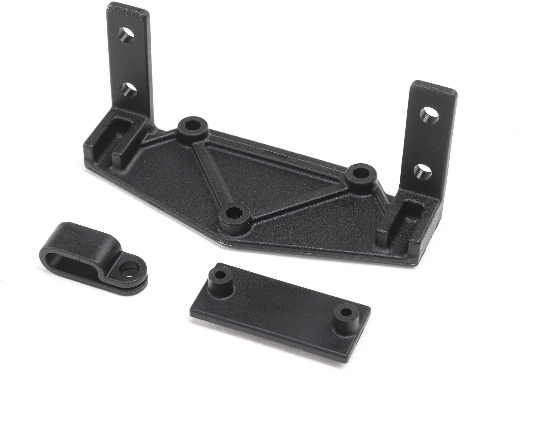 Team Losi Racing Switch Mount & Wire Clip: 8X, 8XE 2.0