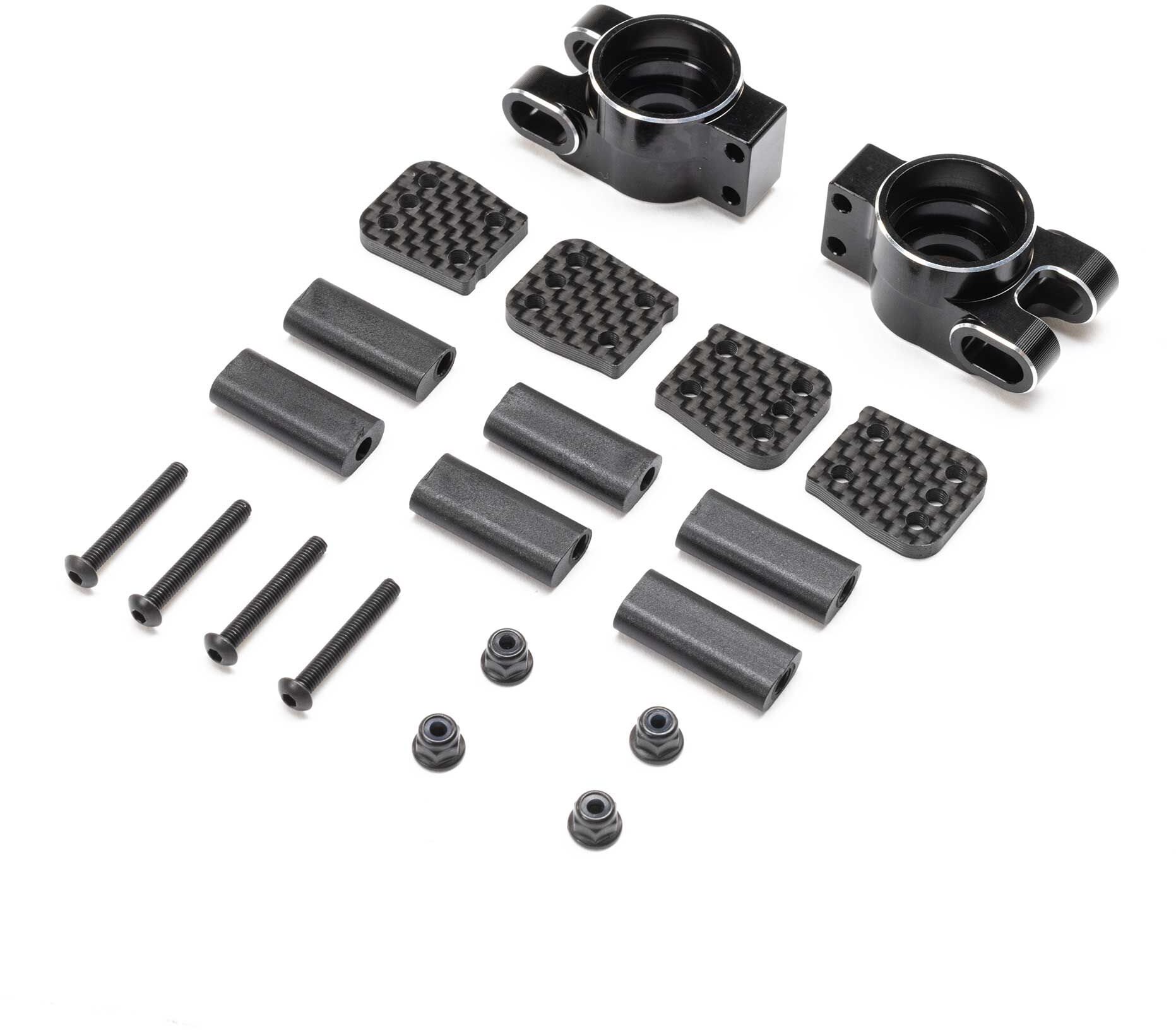 Team Losi Racing Rear Hub, Aluminum: 8X, 8XE 2.0