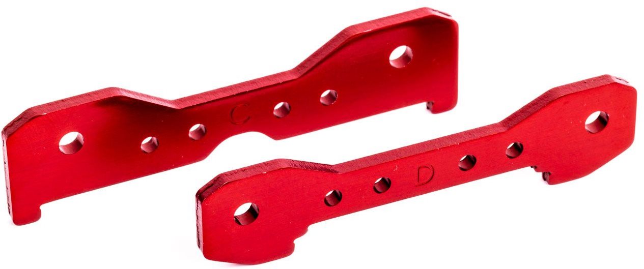 Traxxas Tie Bars Rear Aluminum Red