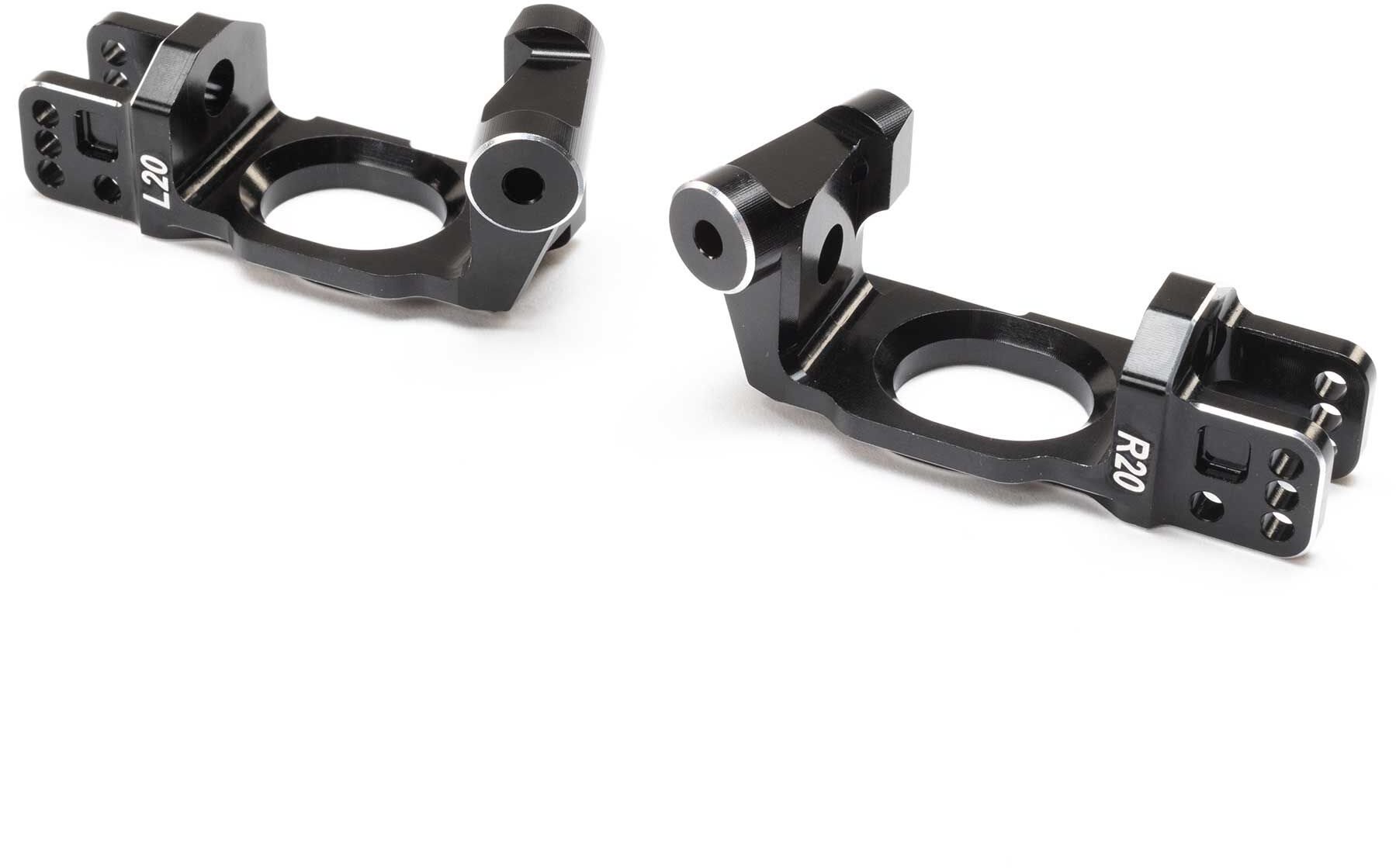 Team Losi Racing Aluminum Spindle Carrier Set, 20, V2: 8X