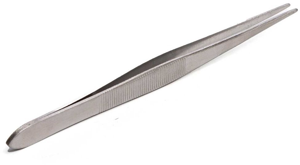Hobby Essentials Tweezer, Straight 4.7\"