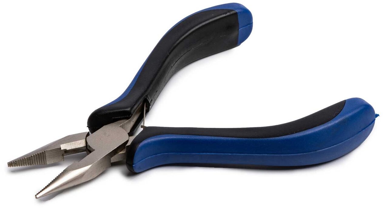Hobby Essentials Pliers, Springloaded Needle Nose Side Cut