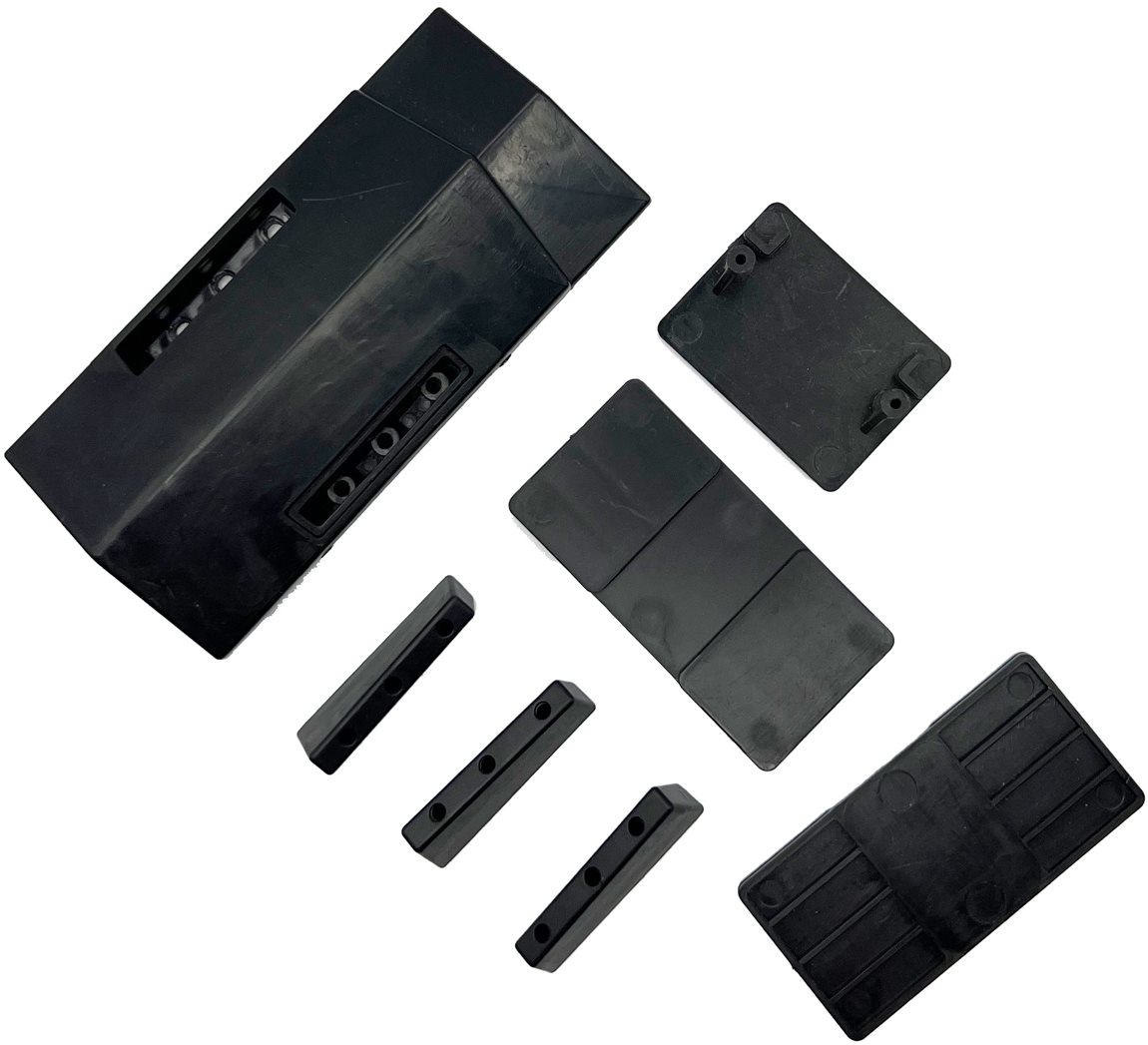 Rage RC Equipment Mount Set; Black Marlin Ex, Ex Bl