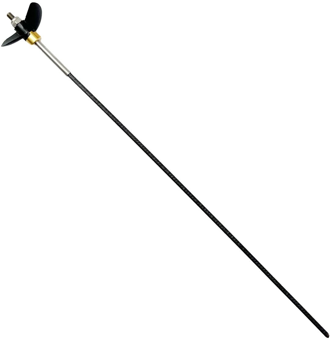 Rage RC Propeller With Drive Shaft; Black Marlin Ex