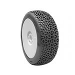 1/10  Super Soft Scribble Pre Mounted Wheels (2): White