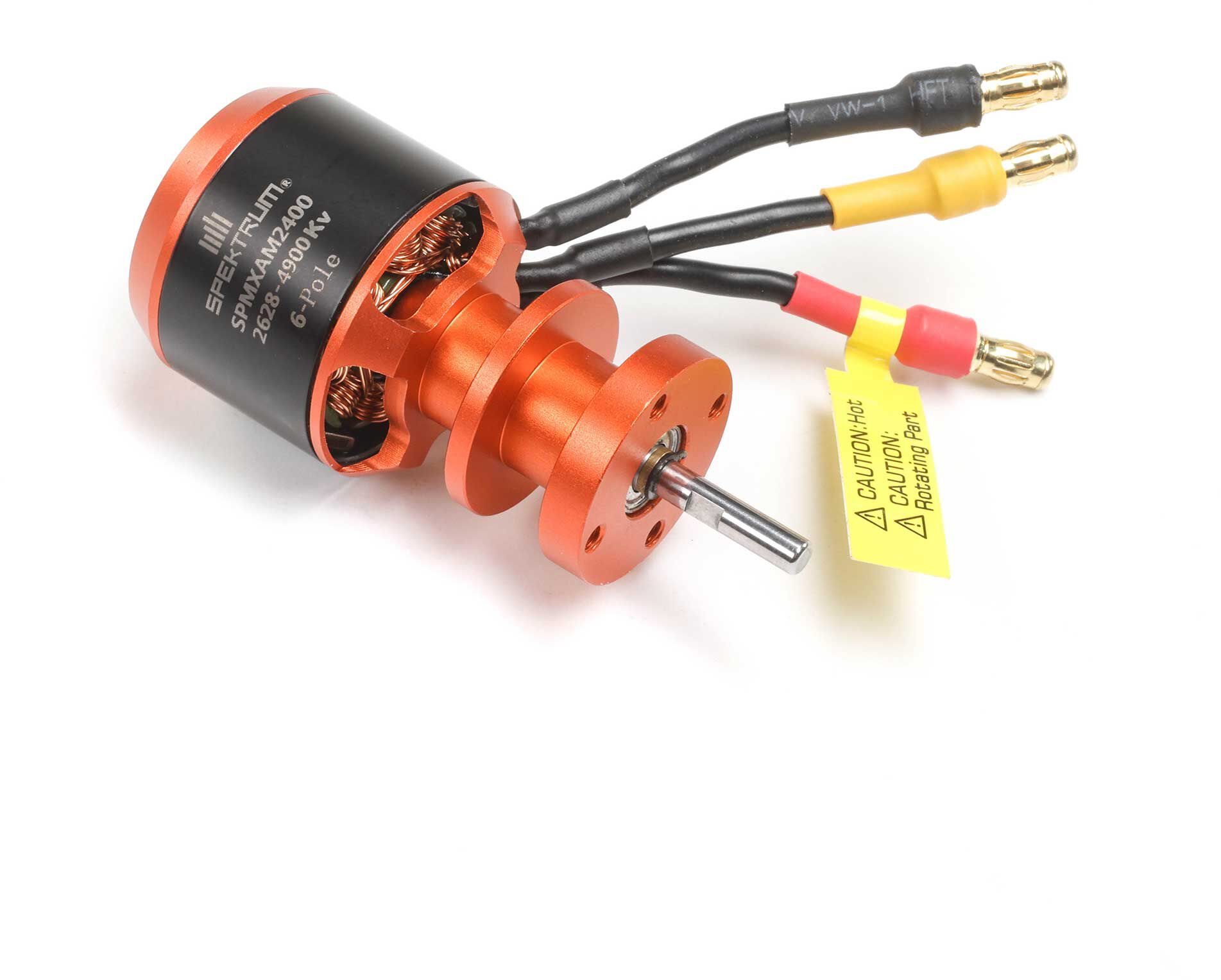 Spektrum Brushless 6-Pole Outrunner Motor; 2628-4900Kv