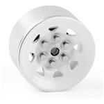 Stamped Steel 0.7" Stock Beadlock Wheels (White)