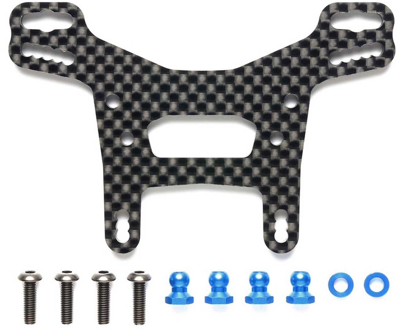 Tamiya XV-02 Carbon Damper Stay (Rear)