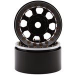 SSD RC Warrior 1.9 Beadlock Crawler Wheels (Black) (2)