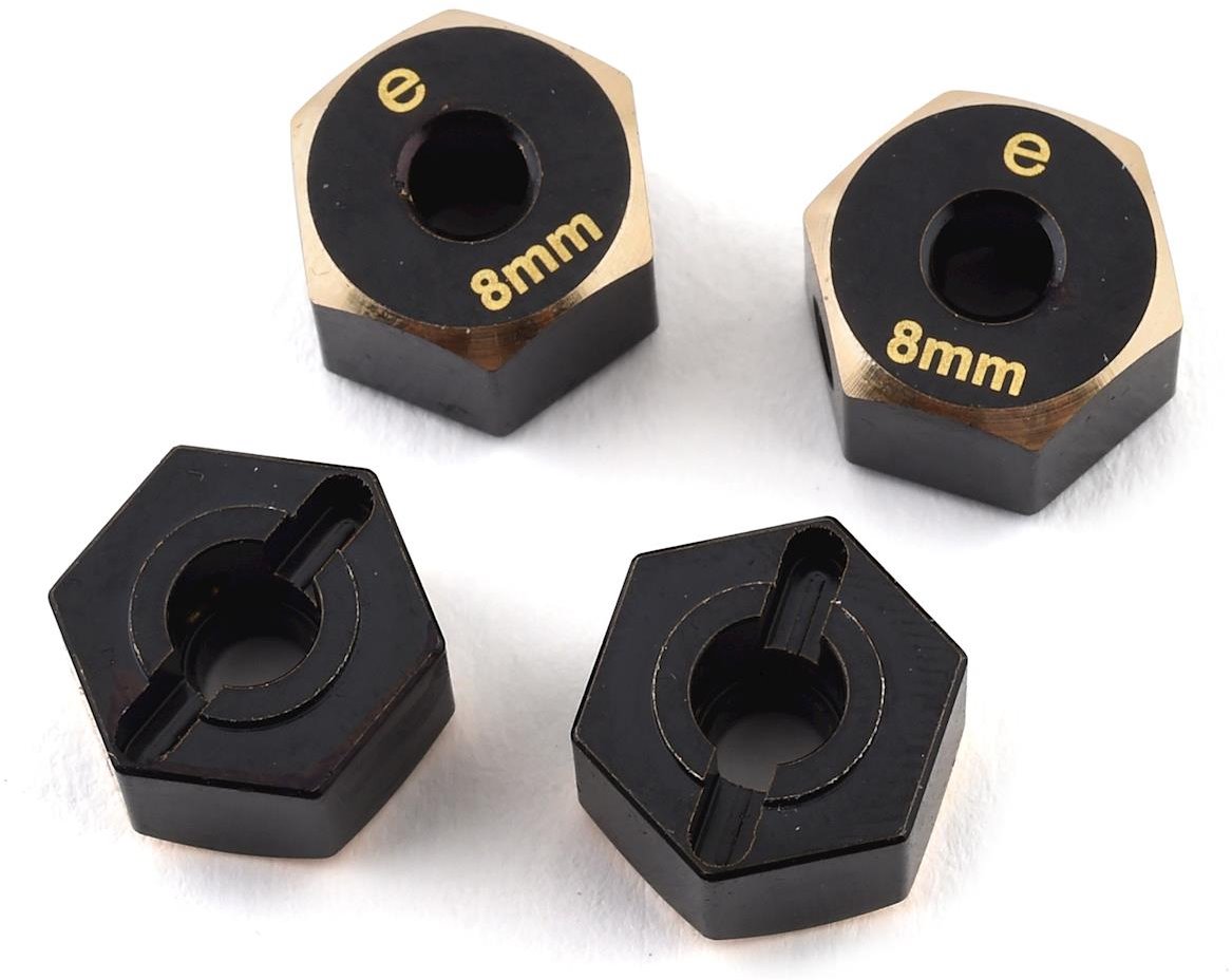 Samix Element Enduro Brass Hex Adapter (Black) (4) (8mm)