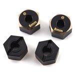 Samix Element Enduro Brass Hex Adapter (Black) (4) (8mm)