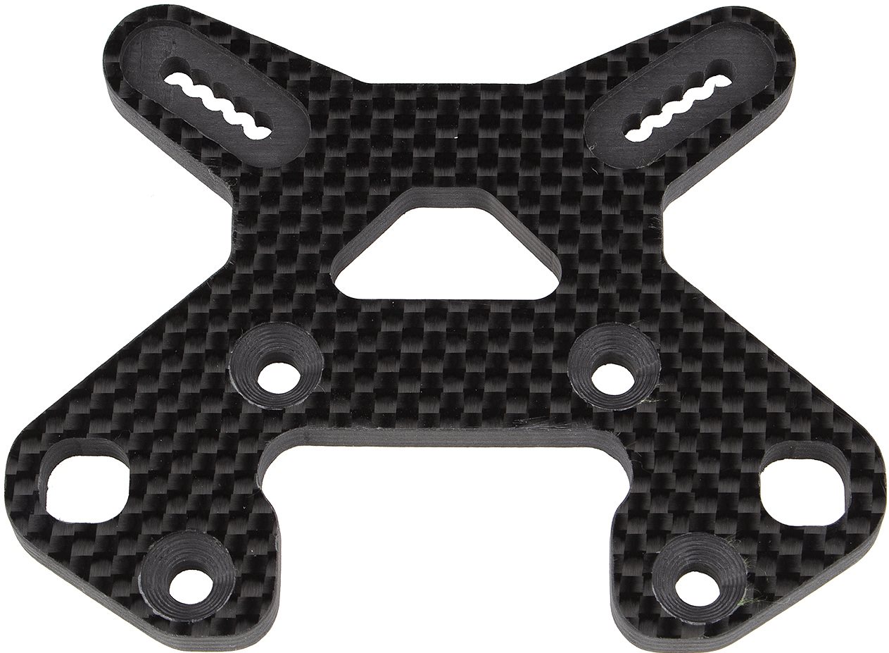 Associated Rc8b4 Factory Team Front Shock Tower, Carbon Fiber