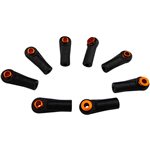 Straight Rod End Cups with 5.8mm Balls (8)(Orange)