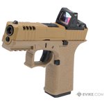 VX9 Compact Series Gas Blowback Airsoft Pistol (Model: Z80 - Opt