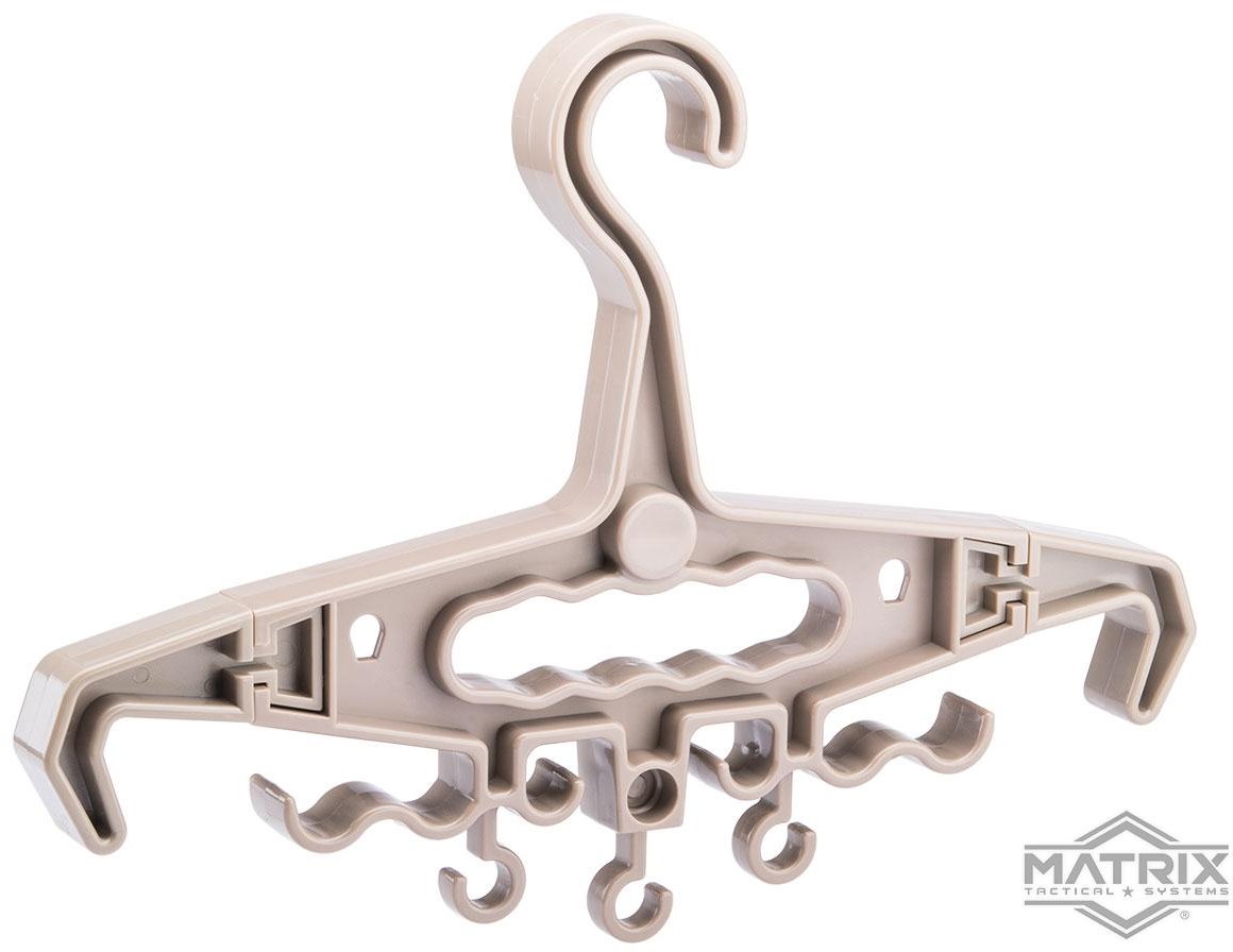 Matrix Tactical Multi-Hook Modular Plate Carrier Vest Hanger (Color: Ta