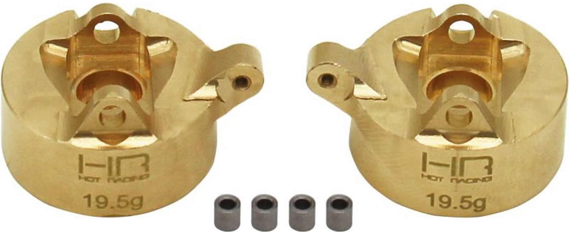 Hot Racing Extra Heavy Brass Front Steering Knuckle SCX24