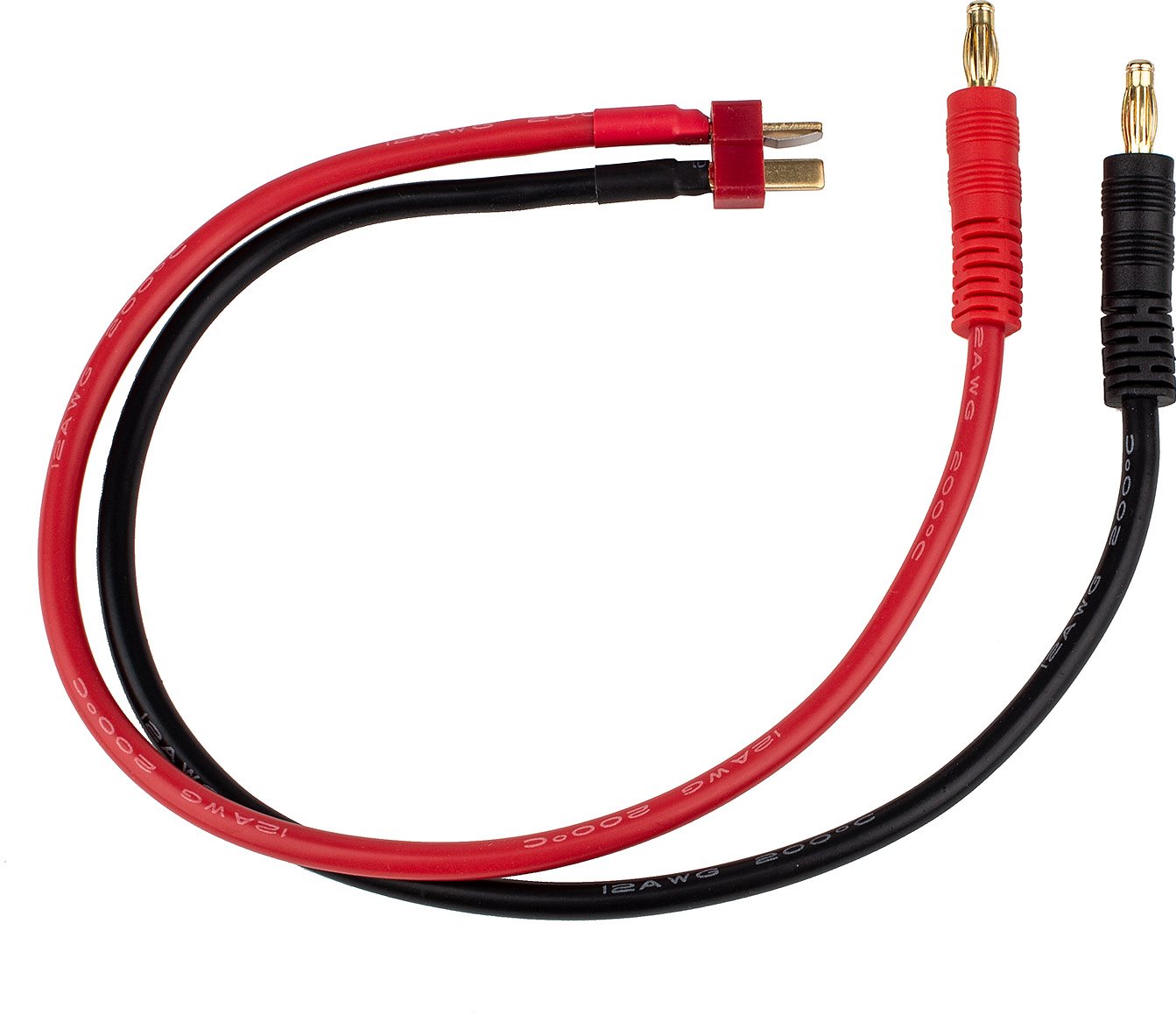 Associated T-Plug 350Mm Charge Lead, 4Mm