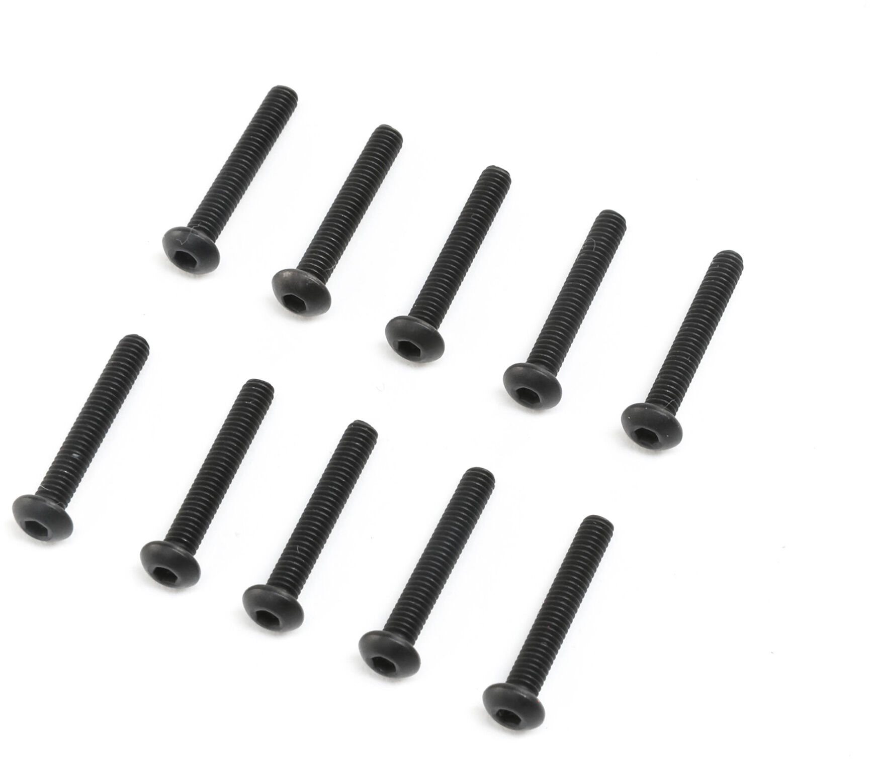 Losi Button Head Screws, M2.5 x 16mm (10)