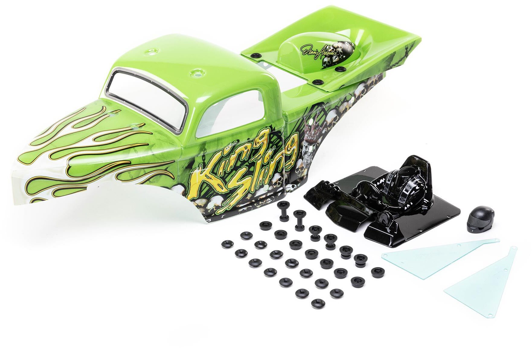 Losi Body & Wing Set, Painted, King Sling: LMT Mega