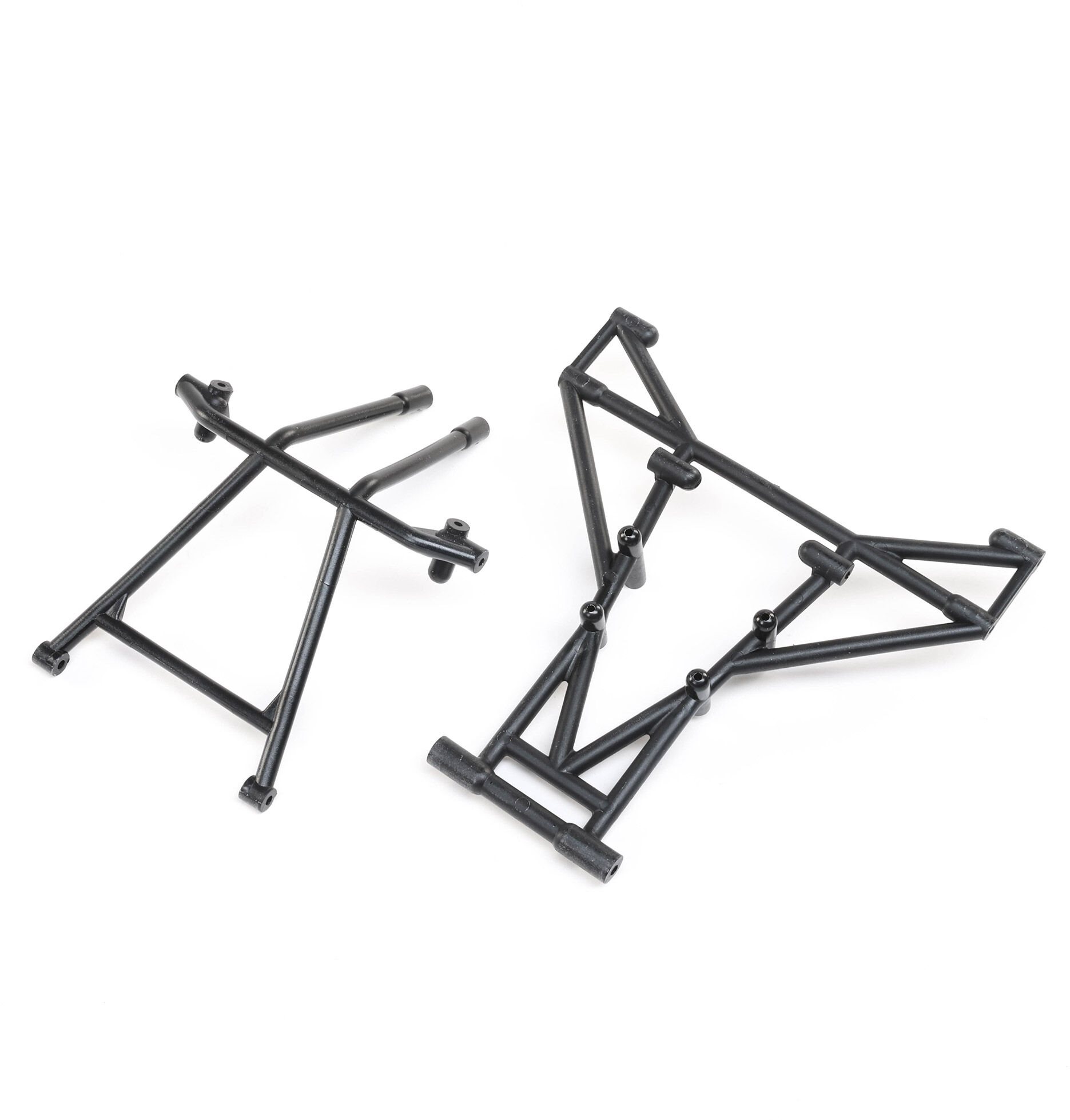 Losi Front & Upper Cage Bars, Black: LMT Mega