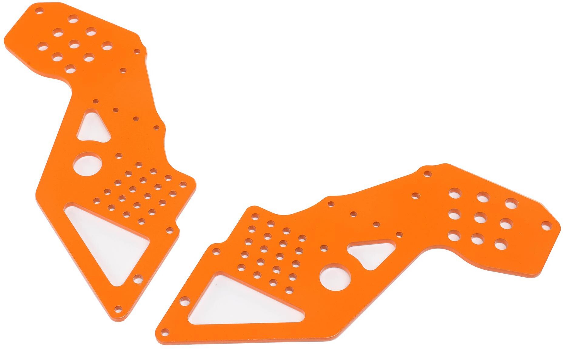 Losi Front Chassis Plate, Orange (2): LMT Mega BH