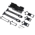 Low CG Battery Tray & Straps: LMT Mega