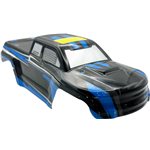 Slyder Mt Body, Black With Blue Trim