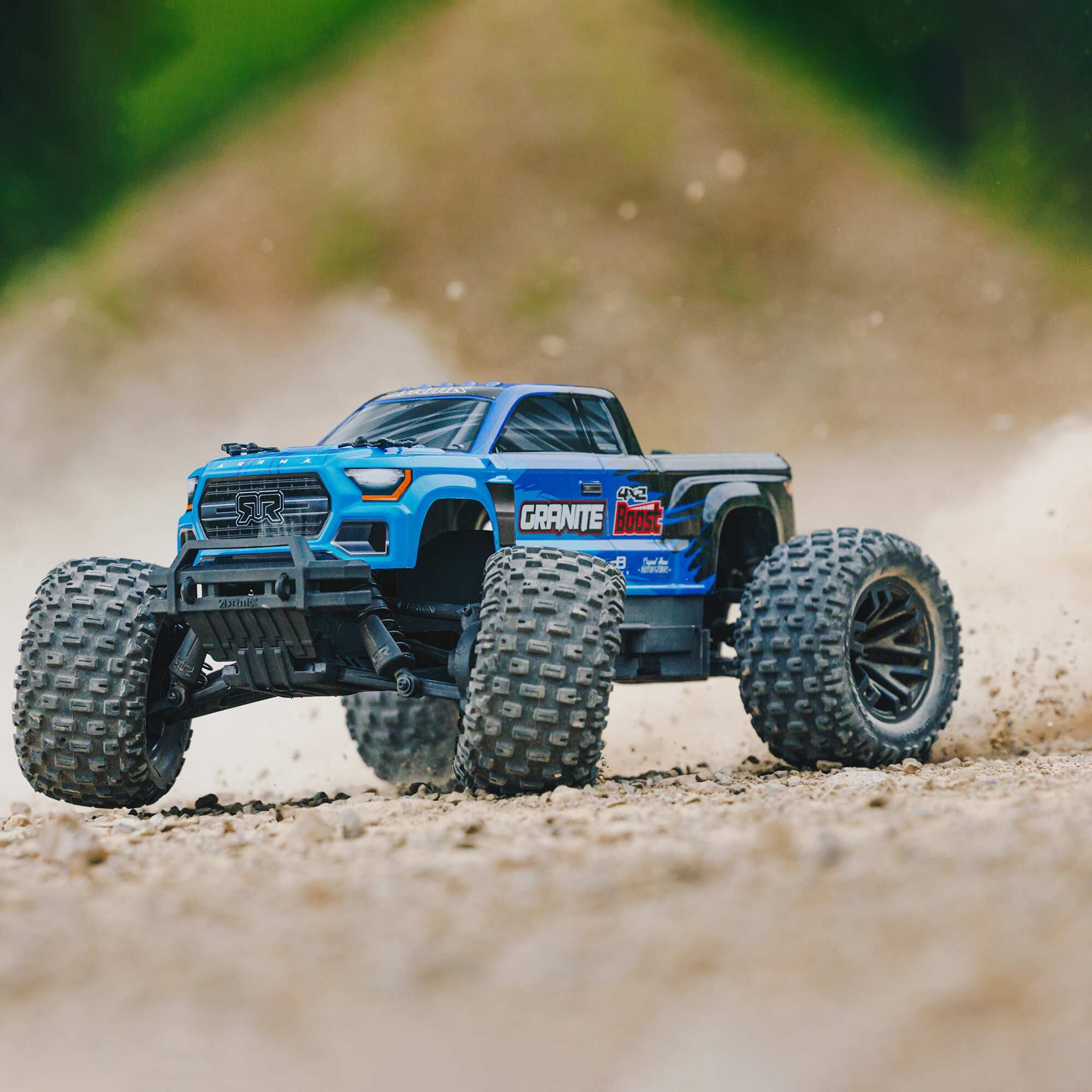 ARRMA 1/10 GRANITE 4X2 BOOST MEGA 550 Brushed Monster Truck RTR With B ...