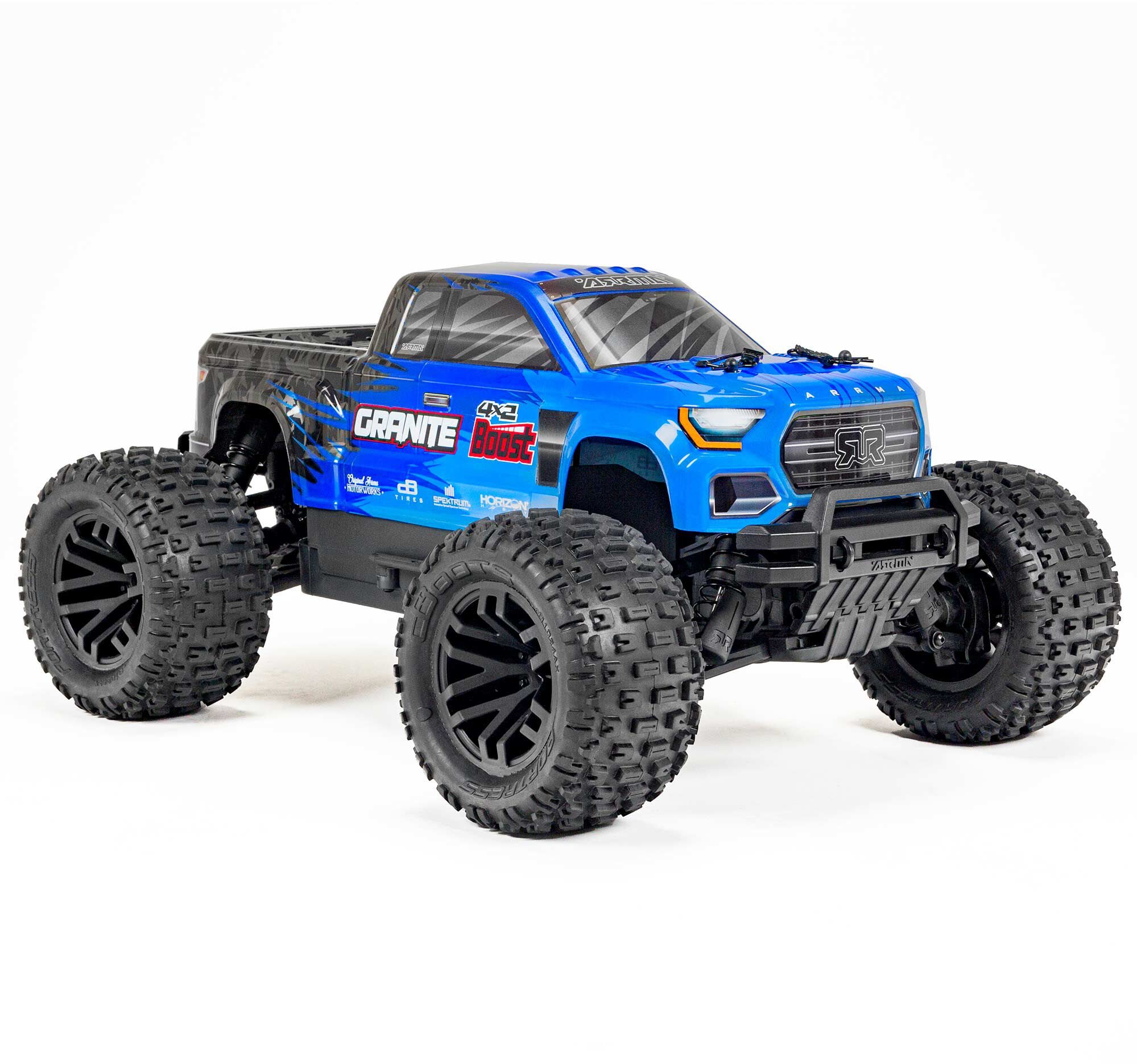 ARRMA 1/10 GRANITE 4X2 BOOST MEGA 550 Brushed Monster Truck RTR With B ...