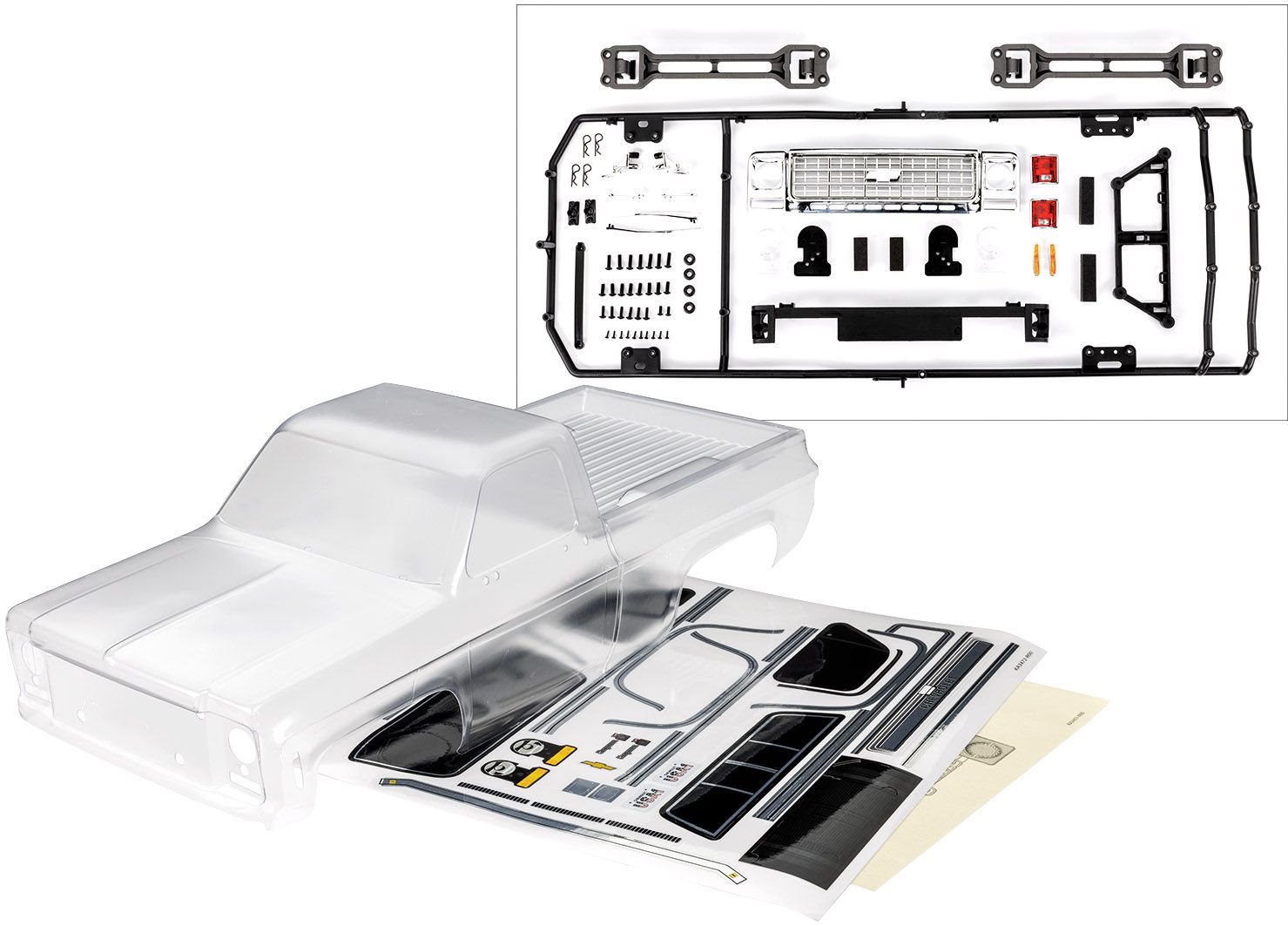 Traxxas Body 1979 Chev K10 Truck Clear