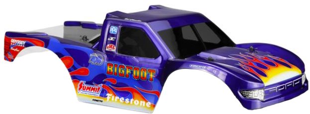 J Concepts 2010 Ford Raptor Angels Bigfoot Body, Clear