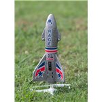 Rage RC Spinner Missile Xl Electric Free-Flight Rocket With Parachute &