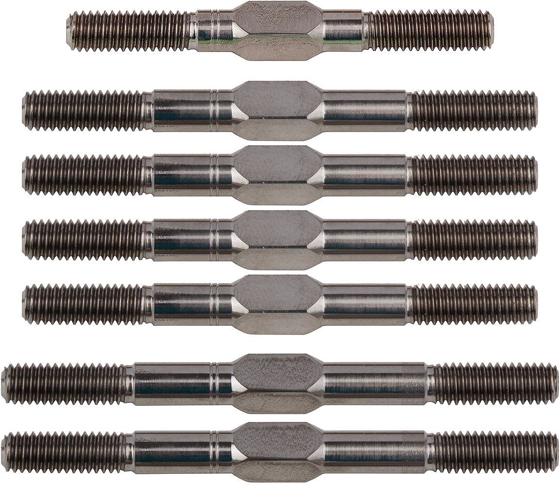 Associated Rc10b74.2 Ft Titanium Turnbuckle Set, 3.5Mm