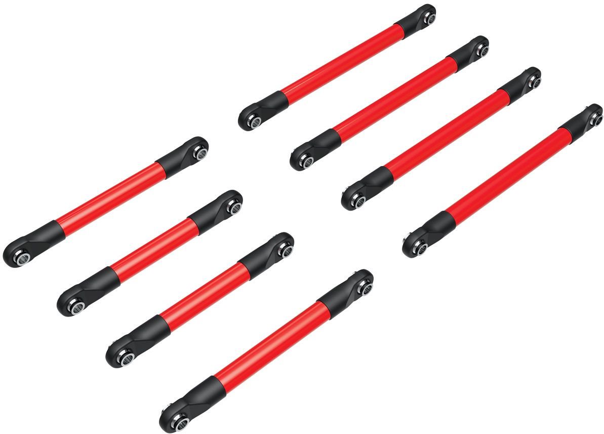 Traxxas Susp Link Set F&R Alum Red