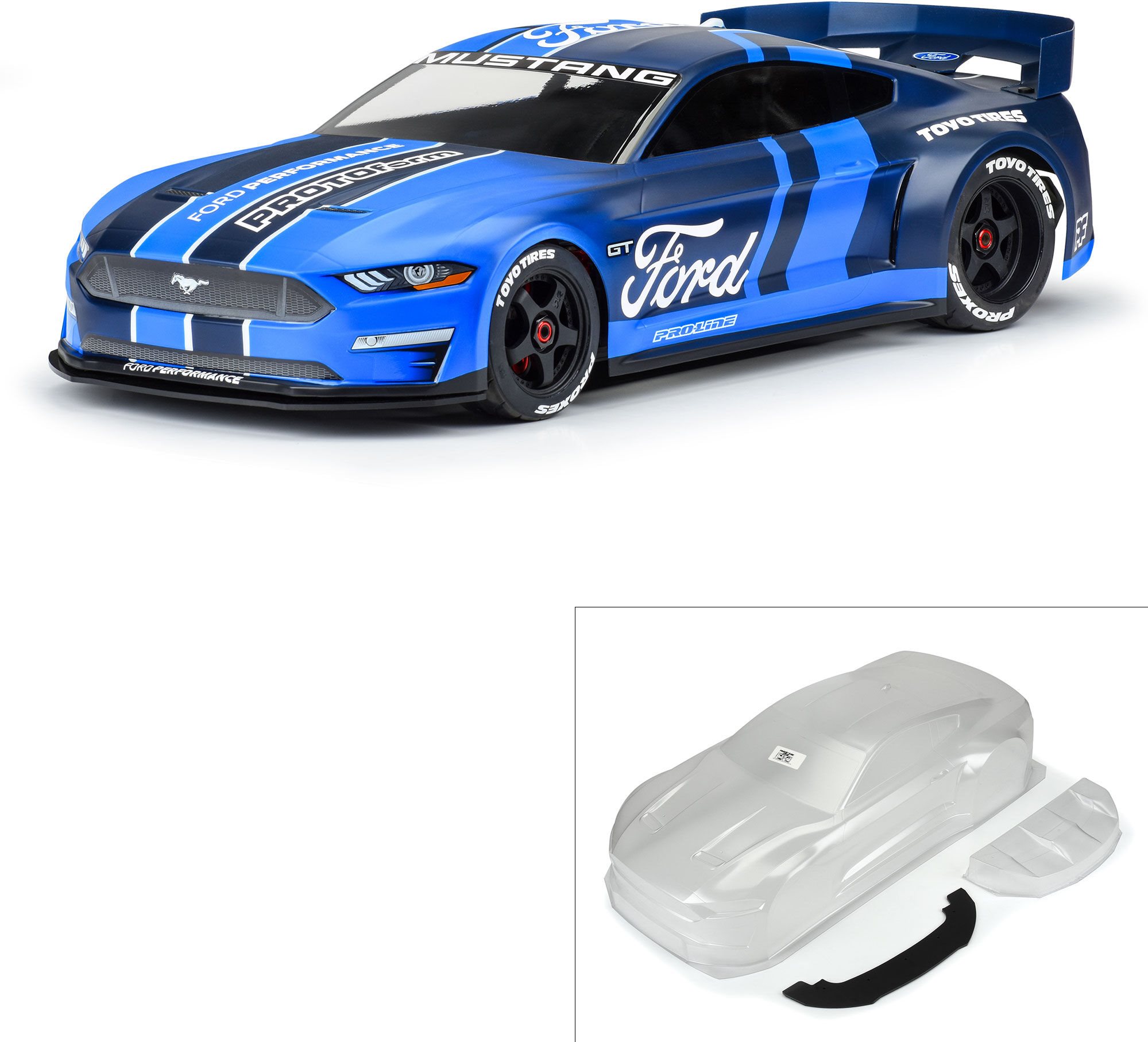 Protoform 2021 Ford Mustang 1/7 GT Body (Clear) (Felony) Protoform 2021 Ford Mustang 1/7 GT Body (Clear) (Felony)