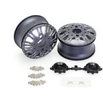 Kg1 Kd004 Duel Front Dually Wheel (Gunmetal Anodized, 2Pcs, W/Ca