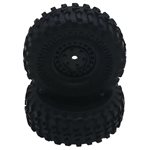Tires And Wheels, Mounted And Glued, Fits Tetra18 X1, X1t (2Pcs)