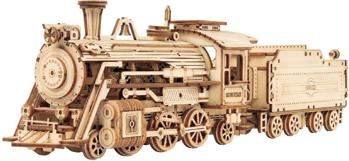 ROKR Scale Model Vehicles; Prime Steam Express (ROKR ROEMC501 ...