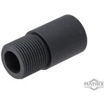 Aluminum 12mm Positive to 14mm Negative Airsoft Thread Adapter f