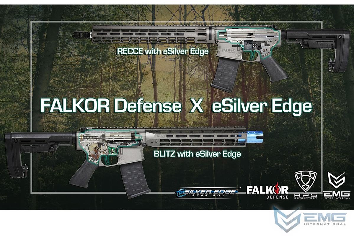 EMG Falkor AR-15 Blitz SBR Training Weapon M4 Airsoft AEG Rifle (Col (EMG  AEG-EFD-BLITZ-FG