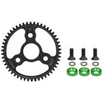 50T Green Steel Spur Gear, 0.8 Mod: Traxxas E-Revo, Slash 4X4, S