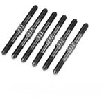 B6.4 Fin Titanium Turnbuckle Set, 3.5 X 46Mm, Black