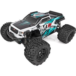 Associated Rival Mt8 1/8 Scale 4Wd Teal  Electric Monster Truck, Rtr