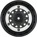 1/10 Raid Bead-Loc Fr/Rr 2.2"/3.0" 12 & 14mm SC Wheels (2) Silvr