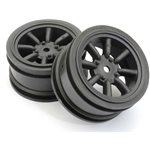 8-Spoke Watanabe Wheel Black Metallic /  2Pc