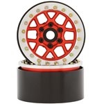 SSD RC 1.9 Boxer Beadlock Wheels (Red)