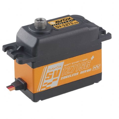 Savox High Voltage Coreless Digital Servo With Soft Start, 0.08Sec / 3
