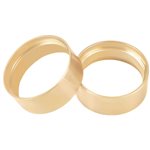 Brass 1.0" 1.9 Wheels Clamp Rings, 2Pcs